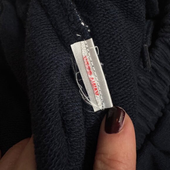 Iets Frans Navy Harri Baggy Joggers Sweatpants Size XS - Picture 10 of 11